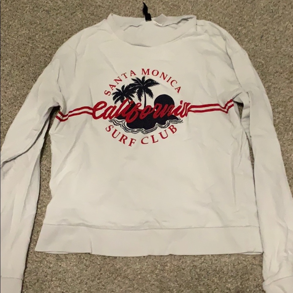 Santa Monica white long sleeve